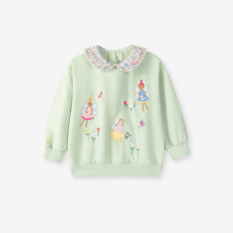 Vente en gros vêtements enfants usine directe, ensemble fille automne, tenue enfant mignonne style