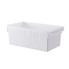 White Food Storage Basket in Stock, Drawer-Type Divided Storage Box, Drawer for Kitchen, Bathroom, Living Room Storage