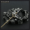 Sui and Tang Dynasties Film and Television Surrounding Yuwen Chengdu Phoenix Wing Gold-plated Boring 30CM All-metal Ornaments Model