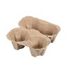 Manufacturer Supplies Disposable Biodegradable Shock-Resistant and Pressure-Resistant Pulp Egg Trays, 2-Piece Packaging Egg Trays, Recyclable