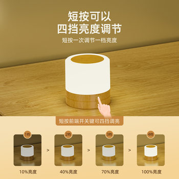 Bedside lamp usb charging remote touch color led colorful atmosphere timing Pat night light creative gift light