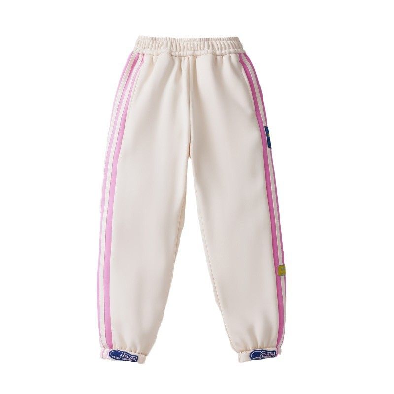 Fleece-lined Kids' Pants, Winter Thick Warm Boys' Trousers, Toddler Casual Pants