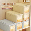 Cotton and Linen Clothes Storage Box, Home Wardrobe, Toy Storage Box, Moving Storage Box, Foldable Storage Box, Moisture-Proof