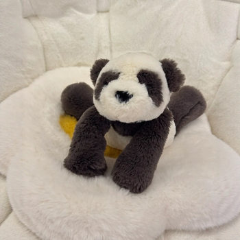 Jc Cute Casual Smagi Panda Doll Comfort Sleeping Doll Plush Toy Kidsren's Birthday Gift Cloth Doll