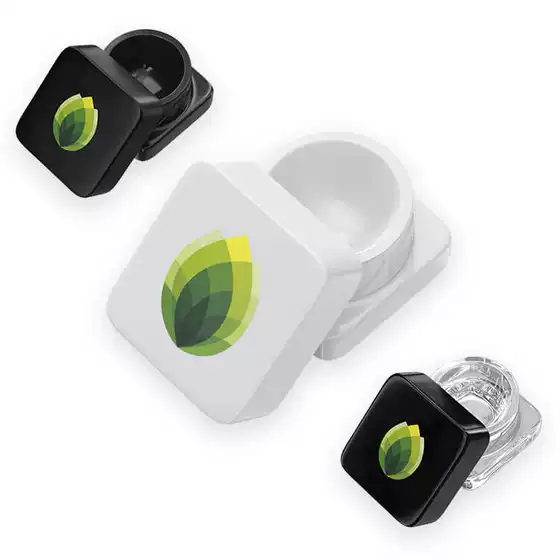 Cross-border Hot Sale Glass Storage Jar Portable Storage Box Cigar Box Dark Coated Glass UV-resistant Cigarette Case