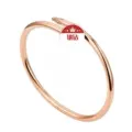 D-head tail with diamond [Rose Gold]