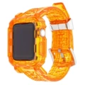 Jelly orange, extended version, with steel ring