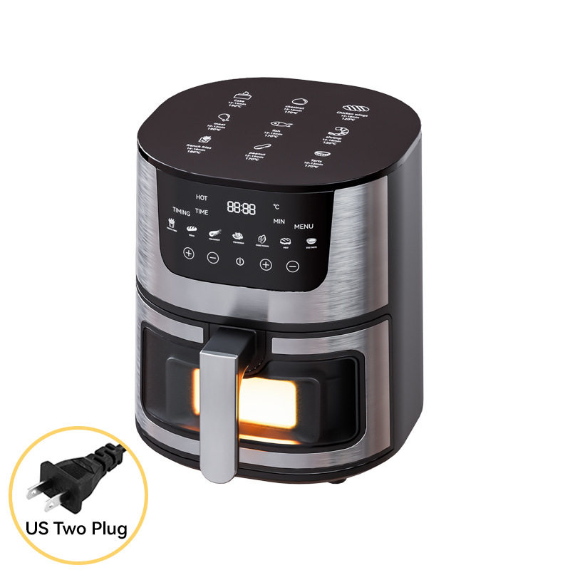 热销款7L可视多功能电烤箱触屛家用烘烤一体薯条机跨境Air Fryer