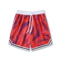 A 018 nk embroidered red and white feathers
