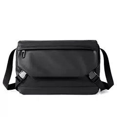 Oxford Textile Men's Riding Bag Korean Style Casual Youth Shoulder Bag Crossbody Bag Back Satchel Trendy Men's Small Bag