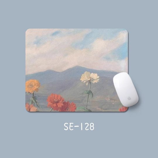 Cute Little Fresh Mouse Pad for Girls Ins Style Wristband E-Sports Notebook Simple Keyboard Pad Office Desk Pad
