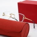 C11 gold frame white flat