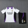2425 short sleeve real madrid white with purple