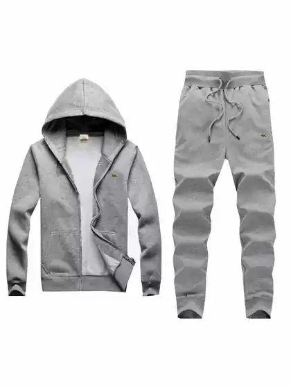 Spring and Autumn Suit 2025 Hooded Cardigan Sweatshirt Casual Men's Two-Piece Suit Men's Fish Suit New Trend