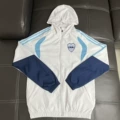 5-2627 lightweight hooded windbreaker - boca white