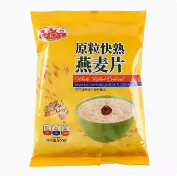 [Free Shipping] Ideal Brand Whole Grain Quick Cook Oatmeal 500g Healthy and Delicious Pure Oatmeal Dietary Fiber Bagged