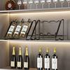 Red Wine Rack Creative Light Luxury Modern Simple European Wine Cabinet Ornaments Wine Rack Display Rack Wine Rack Holder