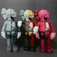 Kaws Semi-Anatomical 37cm Prototype Doll Violent Bear Figurine Model Ornament
