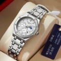Silver with white face