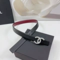 3.0cm wide wine red with black letter silver buckle