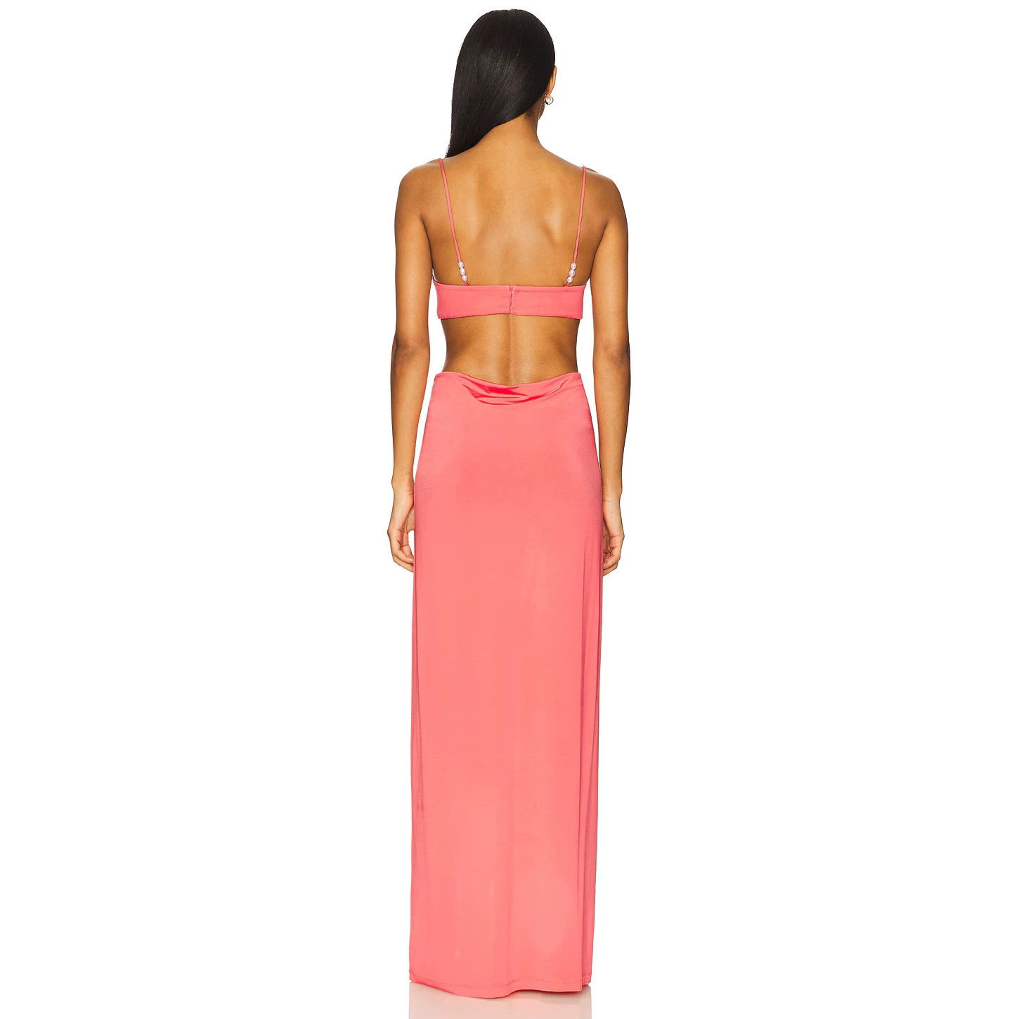 Elegant Backless Evening Dress Sleeveless Bodycon Fit Spring Summer Style Perfect for Formal Events OEM Available