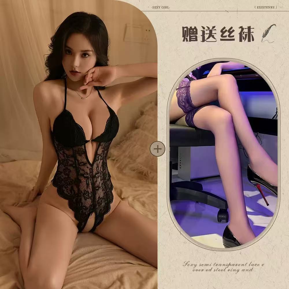 情趣内衣女性感激情风大尺度免脱连体诱惑睡衣战袍带胸垫诱惑大码