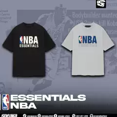 Cross-Border Exclusive Supply of Fog Essentials Nba Team Collaboration American-Style Trendy Brand Unisex Loose-Fitting Short-Sleeve T-Shirts