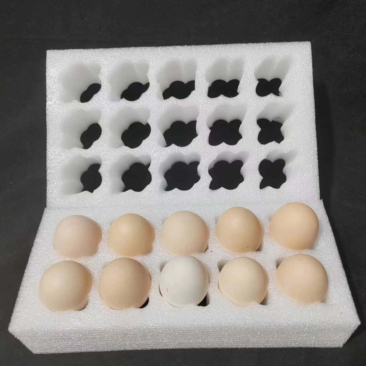 Pearl Cotton Manufacturer 1015 Egg Trays Shockproof and Drop-Proof Express Foam Packaging Box Epe Egg Tray Thickened and Drop-Proof