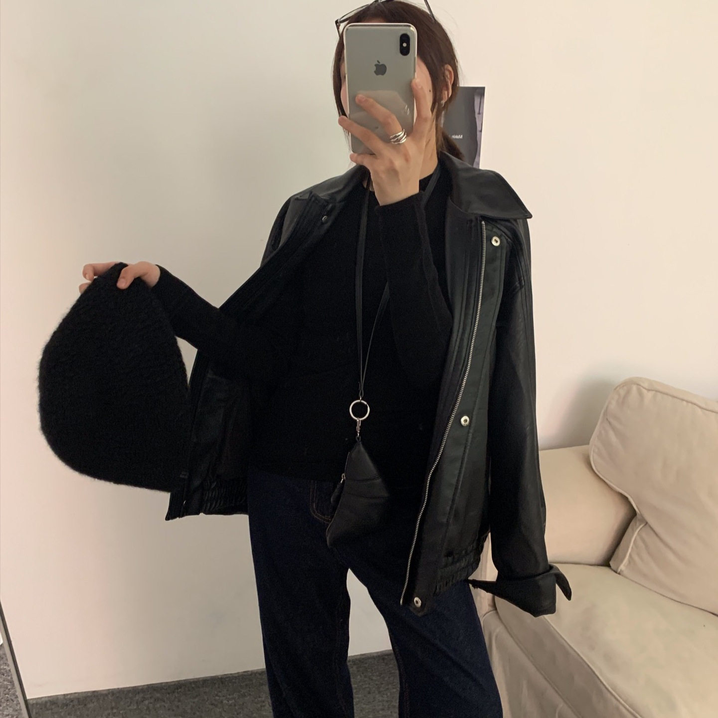 【高端系列圆领日本岛精一体成型圆领低领美丽诺羊毛打底女装批发