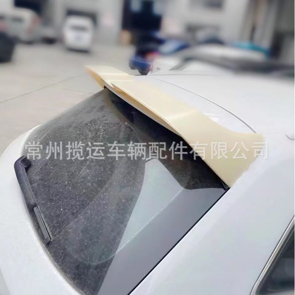 适用奥迪14-20款A3两厢顶翼装饰 A3尾翼顶翼定风翼免打孔改装配件
