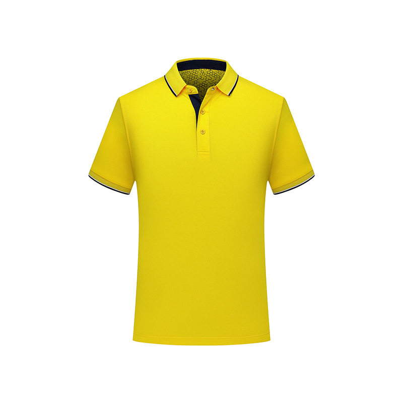 桑蚕丝翻领短袖polo衫工作服t恤广告文化衫厂服工衣定制印字logo