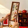 2025 New Year Decorations Spring Festival Calligraphy Photo Frame Table Entrance Desktop New Year Decoration Supplies Default Item Solid Wood