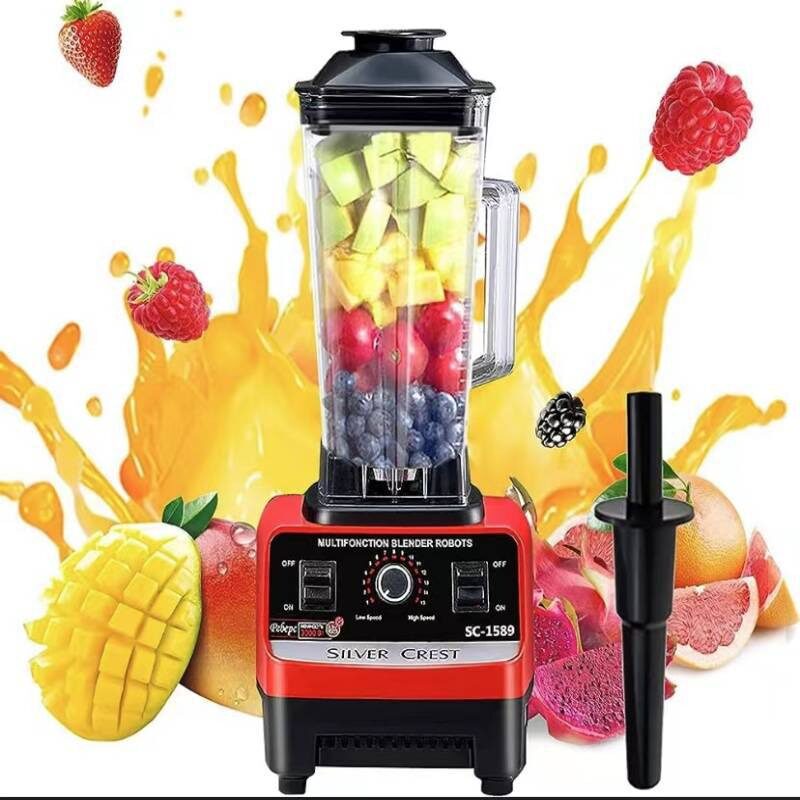 Household Wall-Breaking Machine Double-Cup Multi-Function Smoothie Machine High-Power Electric Mixer Cross-Border Supply Export Blender