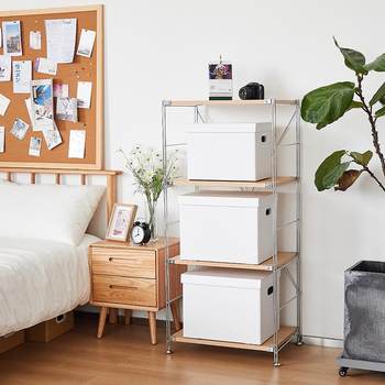 White Carton with Lid Right Angle Storage Box Carton Paper Storage Box Student Book Storage Box Home Clothing Manufacturer