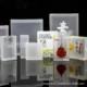 pvc packaging box transparent pet hanging ear coffee box printing pp tea box book cover cosmetic frosted mouthwash box