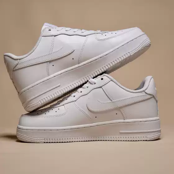 Putian Shoes Pure Original Air Force One Af1 Low-Top Sneakers Pure White Classic Versatile Casual Wear-Resistant White Shoes for Campus