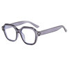 New Style Large Frame Glasses Frame with Artistic Square Frame, Multi-Sided Anti-Blue Light Glasses, Classic Midin Decorative Flat Glasses