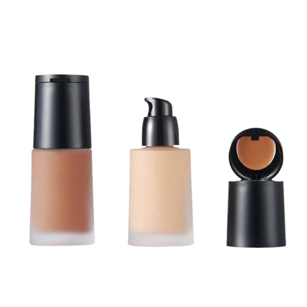 Neutral LOGO-free liquid foundation concealer second moisturizing cross-border cream foundation liquid powder makeup in stock