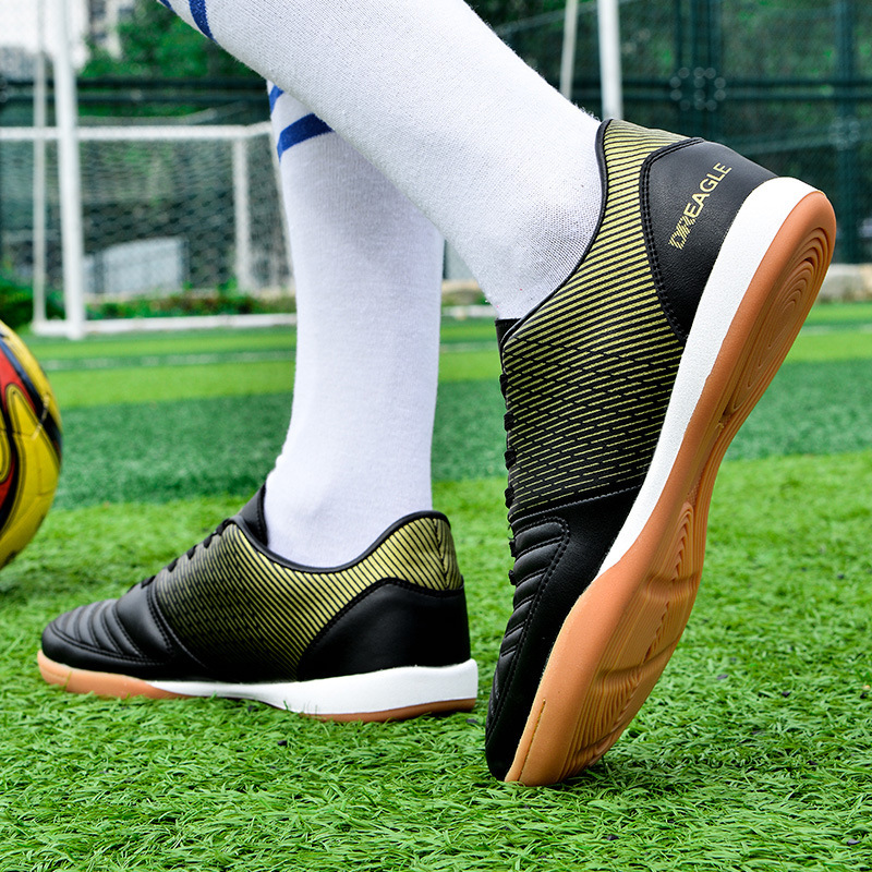 Giày bóng đá nam cổ thấp đinh gãy tập luyện thi đấu size 38-45 — DR07 đinh gãy đen trắng, DR07 đinh gãy vàng đen