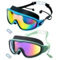 2100c black and blue plating + black and green gold plating (nose clip + goggle box)