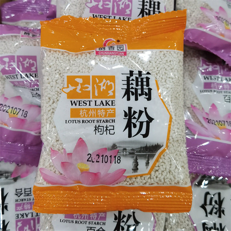Multi-province postage mellow garden west lake sucrose-free osmanthus lotus root starch 5 flavors for selection independent small bag weighing a bag of 2.50kg