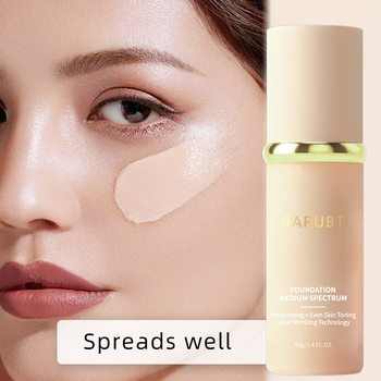 Tk Popular Cross-Border Barubt 4-in-1 Warm Foundation Cream 40g Natural Light Makeup Facial Concealer Liquid Foundation Dz