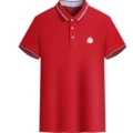 M's polo shirt-red