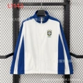 Brazilian team white colorful orchid 1998 casual windbreaker