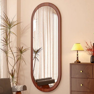 Antique Household Mirror Full-length Mirror Dressing Mirror Girl's Bedroom Wall-mounted Wall-mounted Self-adhesive Special-shaped Fitting Mirror