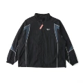 Cont contrast color jacket (black)