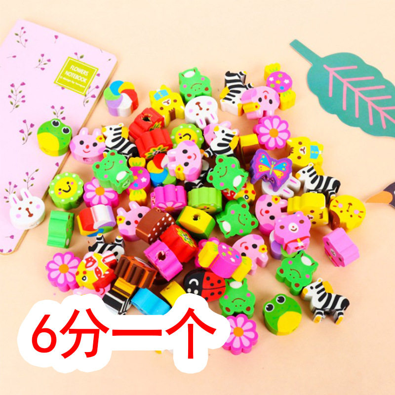 Creative Cartoon Eraser Animal Eraser Primary School Students Rubber Head Children Learning Stationery Set Gift