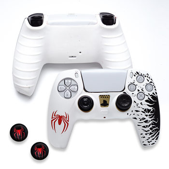 Cross-Border Spider Ps5 Game Controller Protective Case P5 Silicone Protective Shell Joystick Button Cap Dropshipping