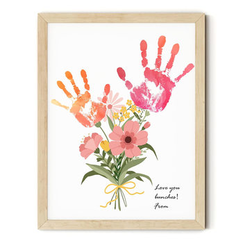 Amazon Cross-Border Handprint Photo Frame Mother's Day Birthday Christmas Gift for Mom American Decoration