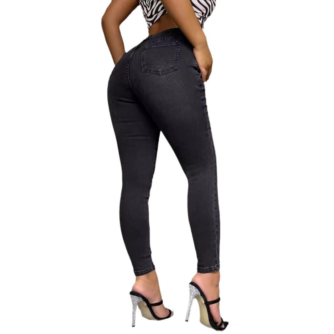 High Stretch Slimming Denim Leggings Womens Casual Style Perfect for Everyday Wear Ready to Ship